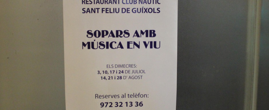 where to eat in sant feliu de guixols - Club Nautic, what's on in sant feliu de guixols